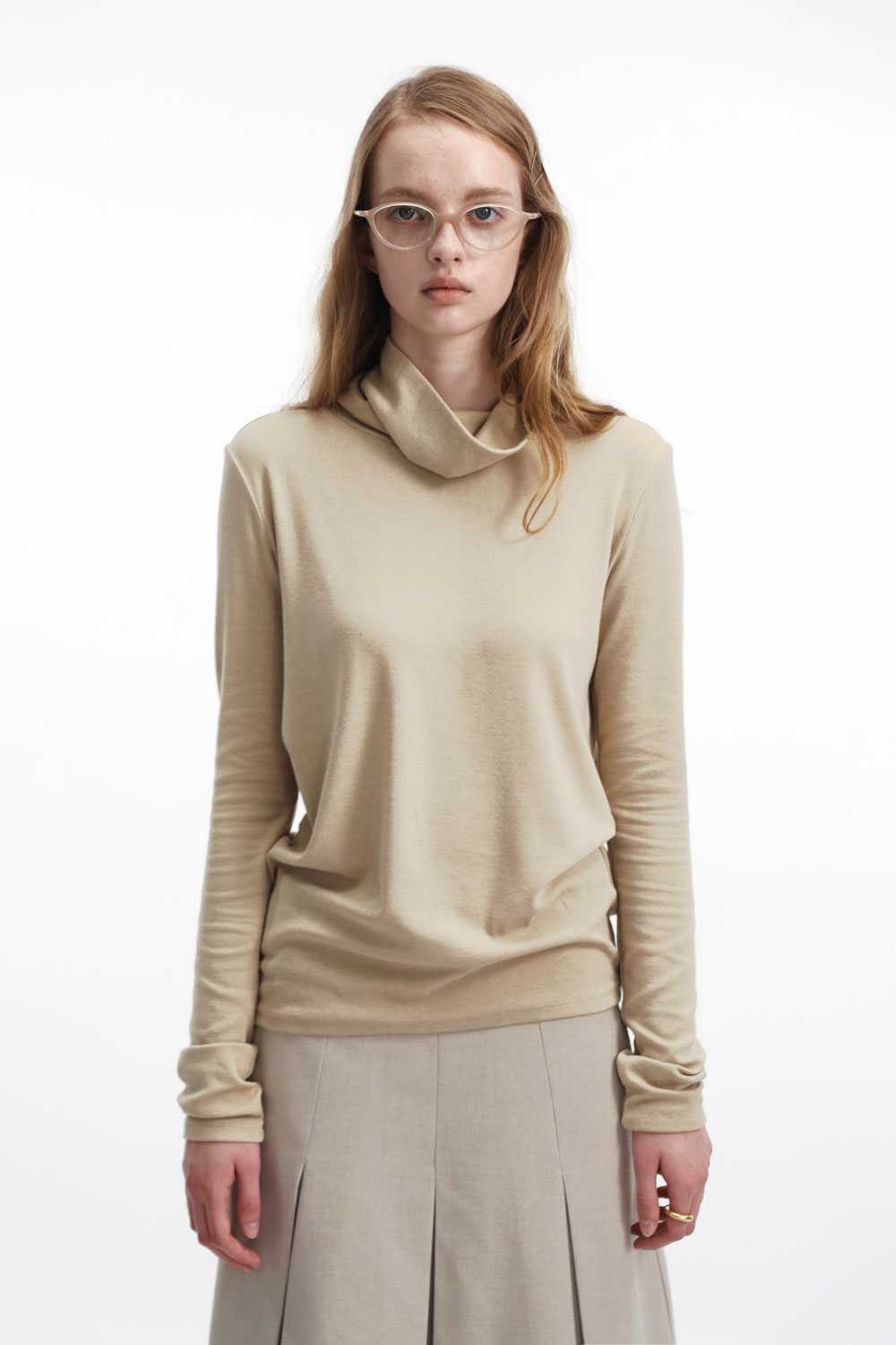 Studio Doe - Folded-collar Pullover