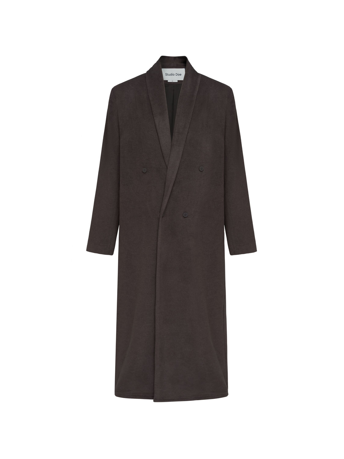 Studio Doe - stretchy soft-wool double-breasted coat