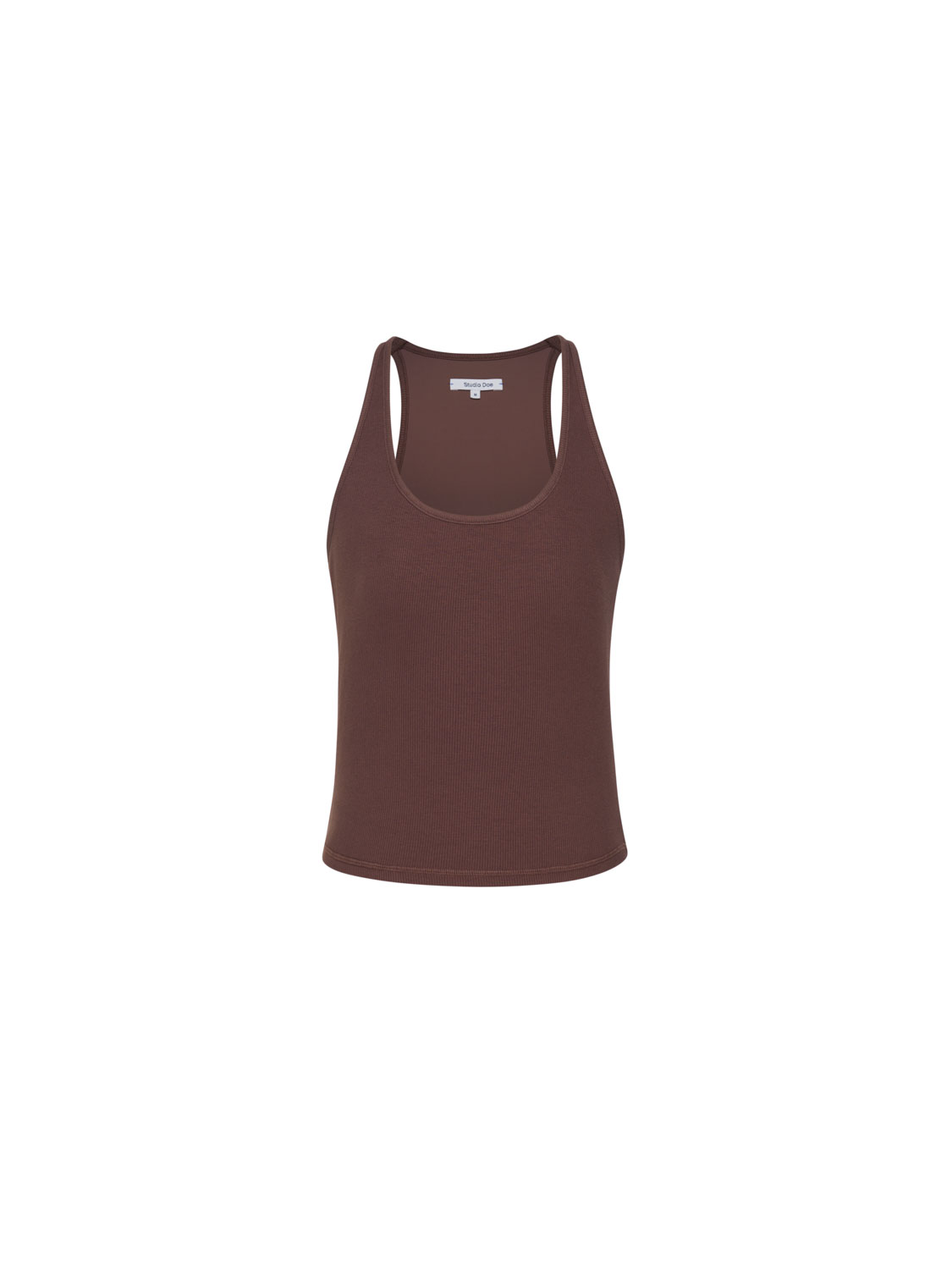 Studio Doe - square-neck cutaway ribbed bralette top