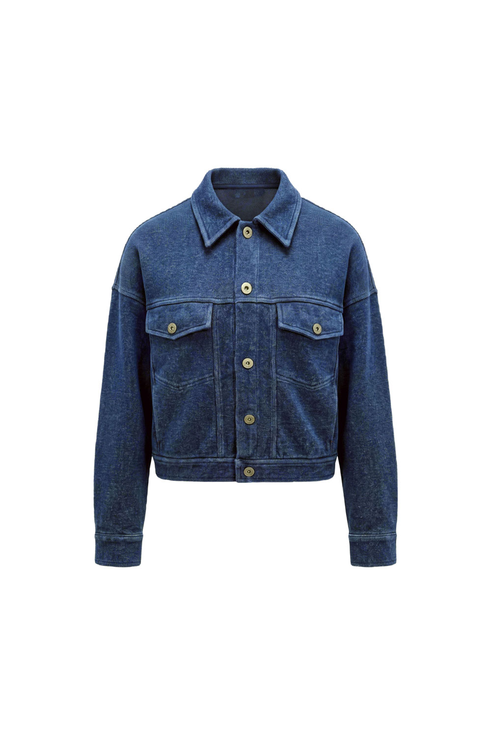 Studio Doe - Soft-Knit Denim Short Jacket