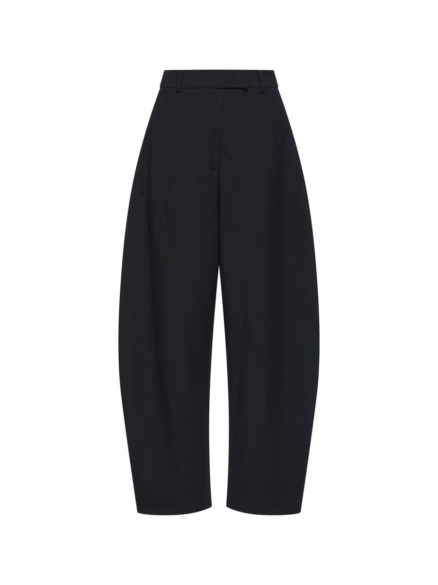 Studio Doe - High-Waist Cocoon Wide-Leg Suit Pants