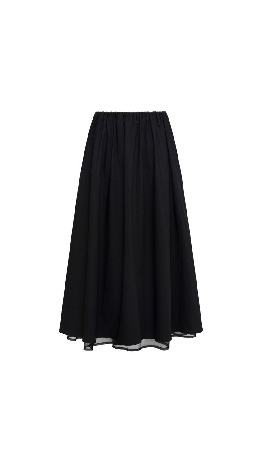 Studio Doe - Reversible Sheer Layered A-Line Skirt