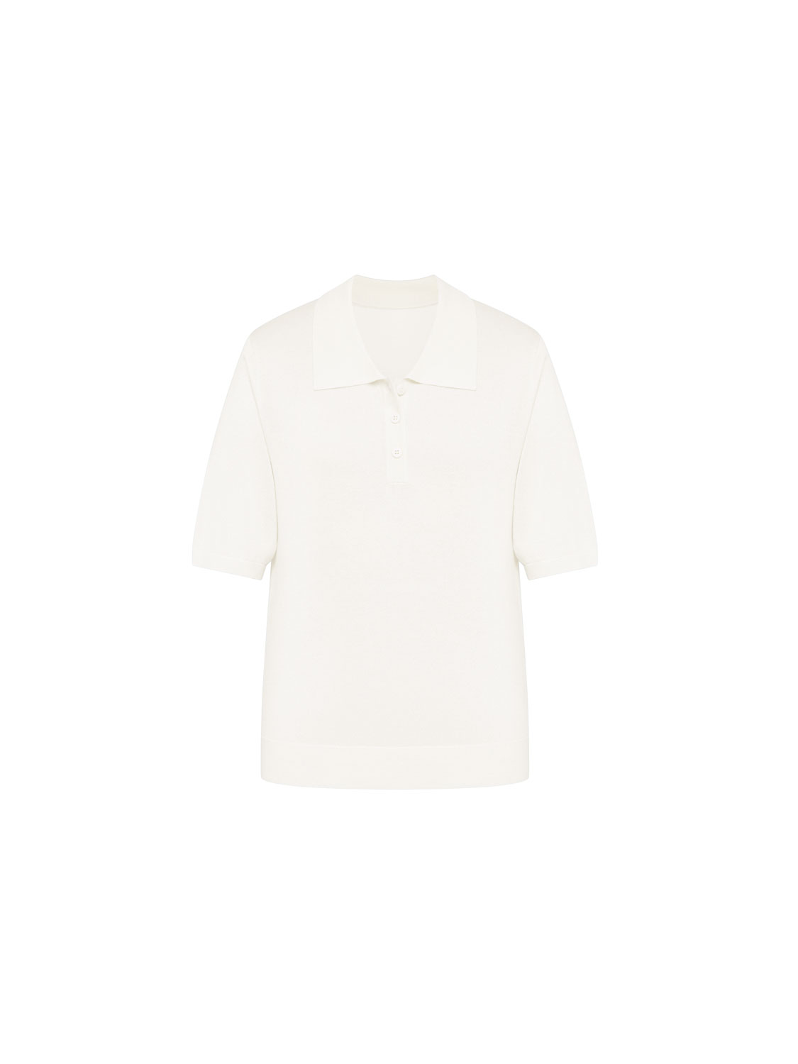 Studio Doe - polo-collar sheer knit top