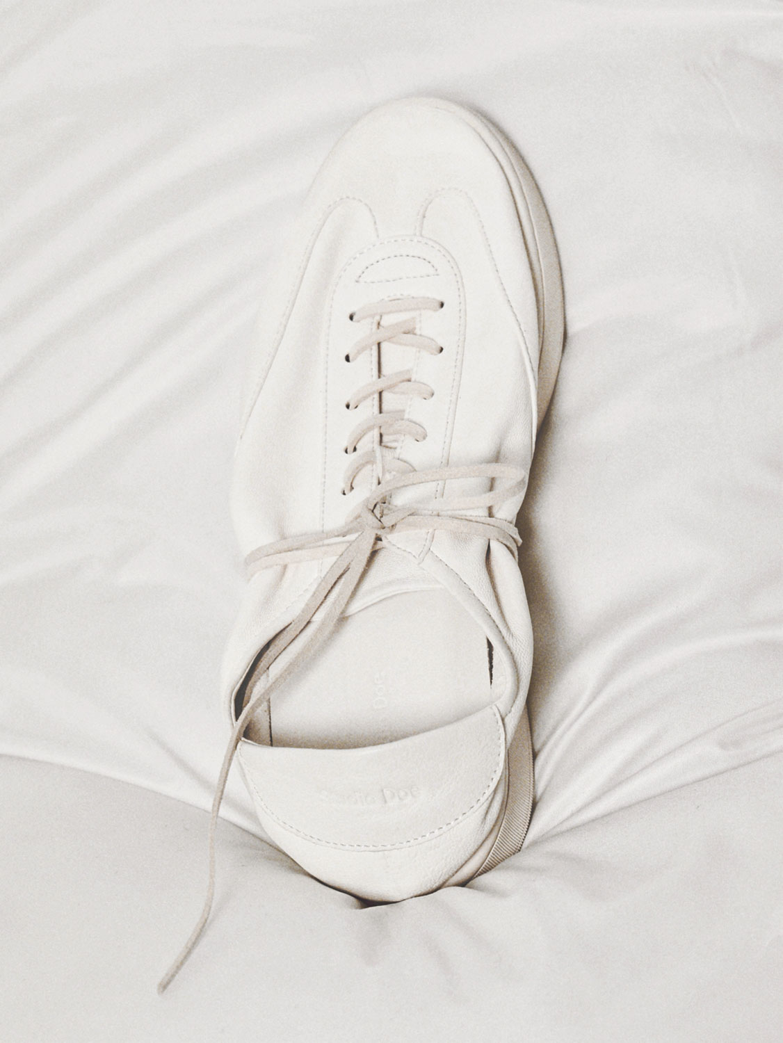 Studio Doe - Beyond Basic CL253 Soft Lambskin White Sneakers (Women's)