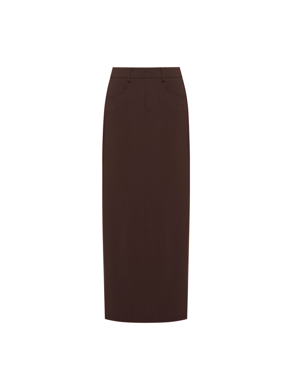 Studio Doe - Satin Ice-Silk Straight Tailored Skirt