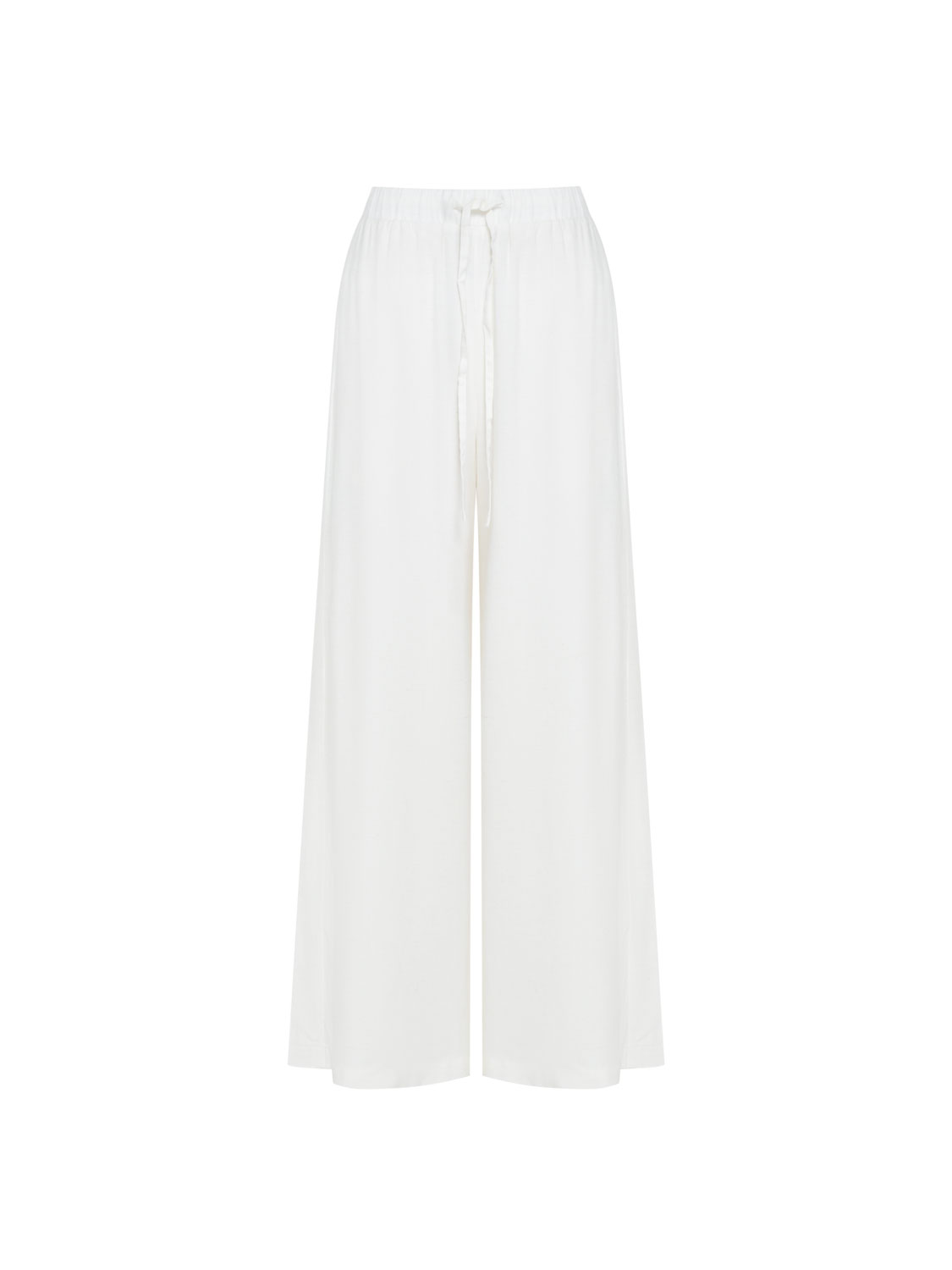 Studio Doe - soft side-pleat drawstring pants - (white)