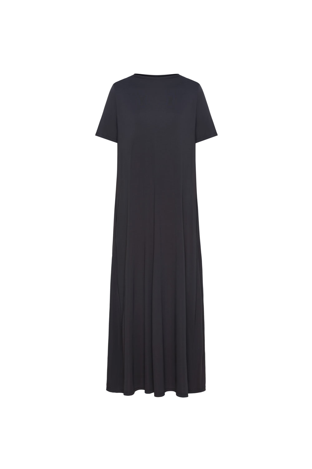 Studio Doe - Wide Stand Collar Narrow Sleeve A-Line Dress