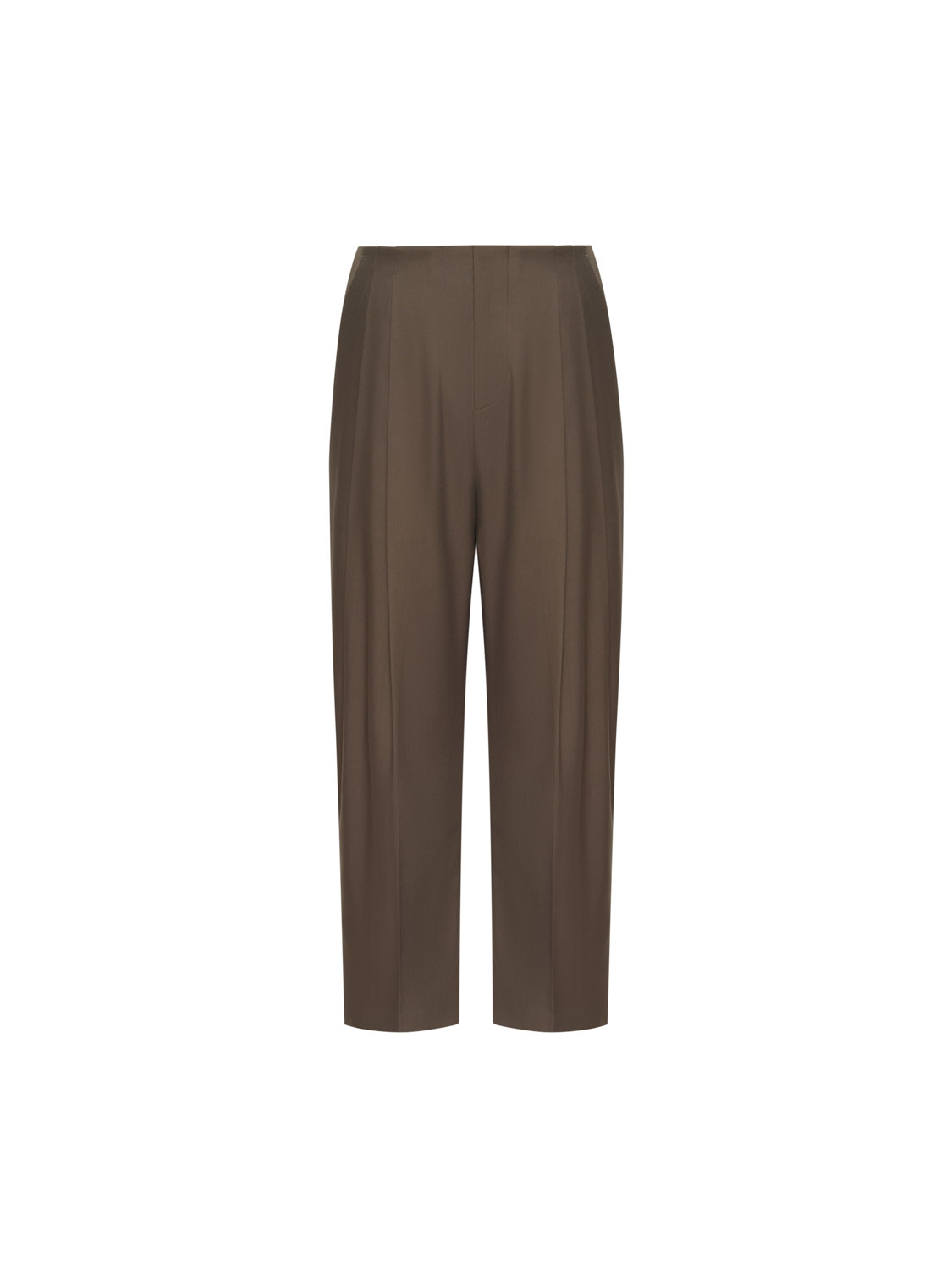 Studio Doe - Mid-Rise Tapered Cropped Suit Pants