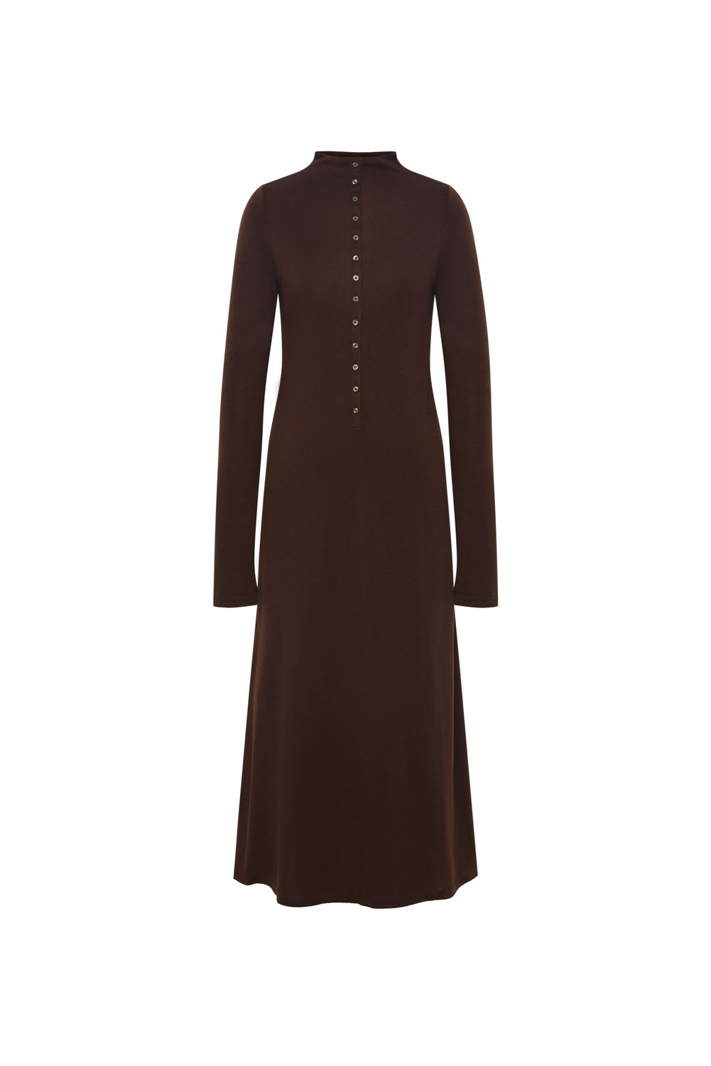 Studio Doe - Tencel Wool Button-Front Long Dress