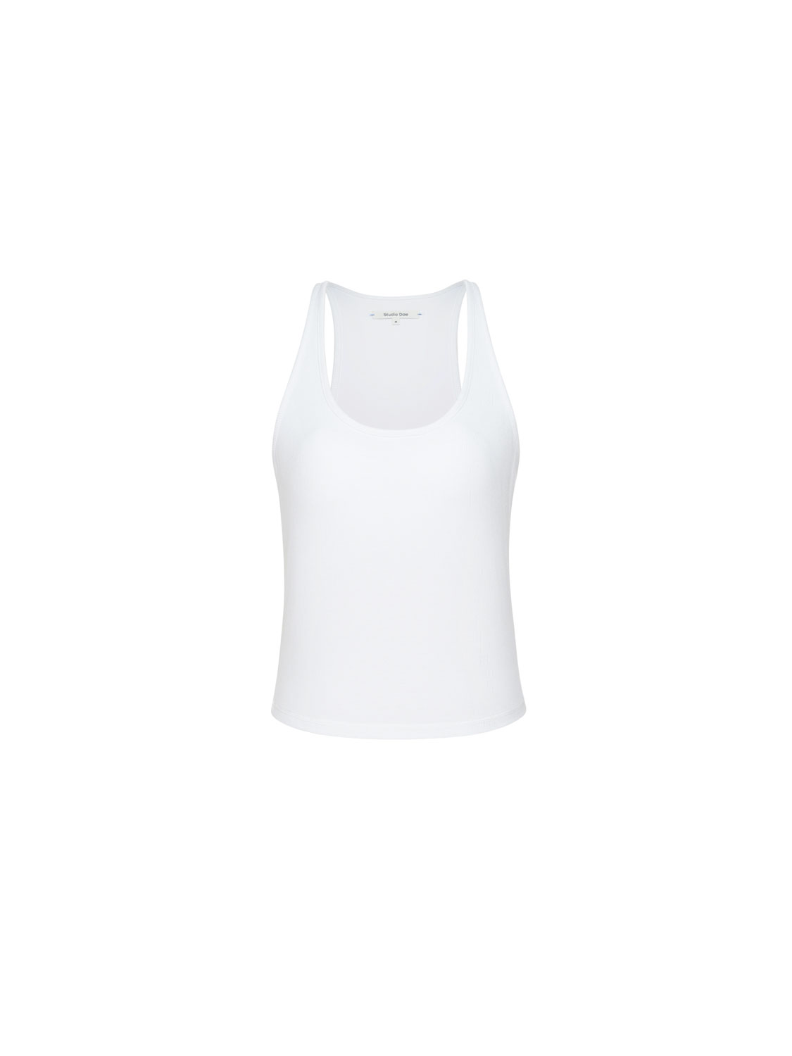 Studio Doe - square-neck cutaway ribbed bralette top