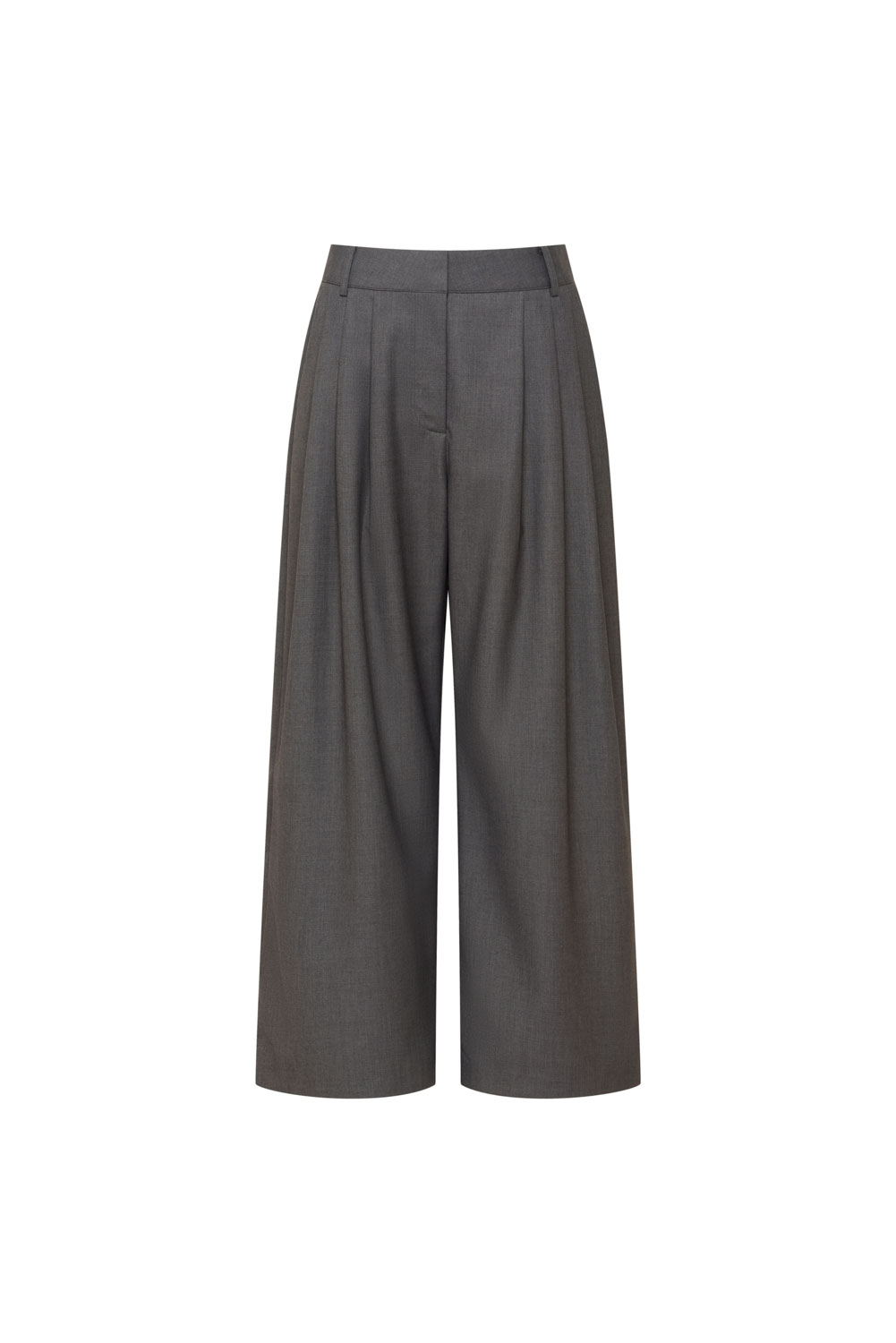 Studio Doe - Triple-Pleat Low-Rise Tailored Wide Pants 4.0