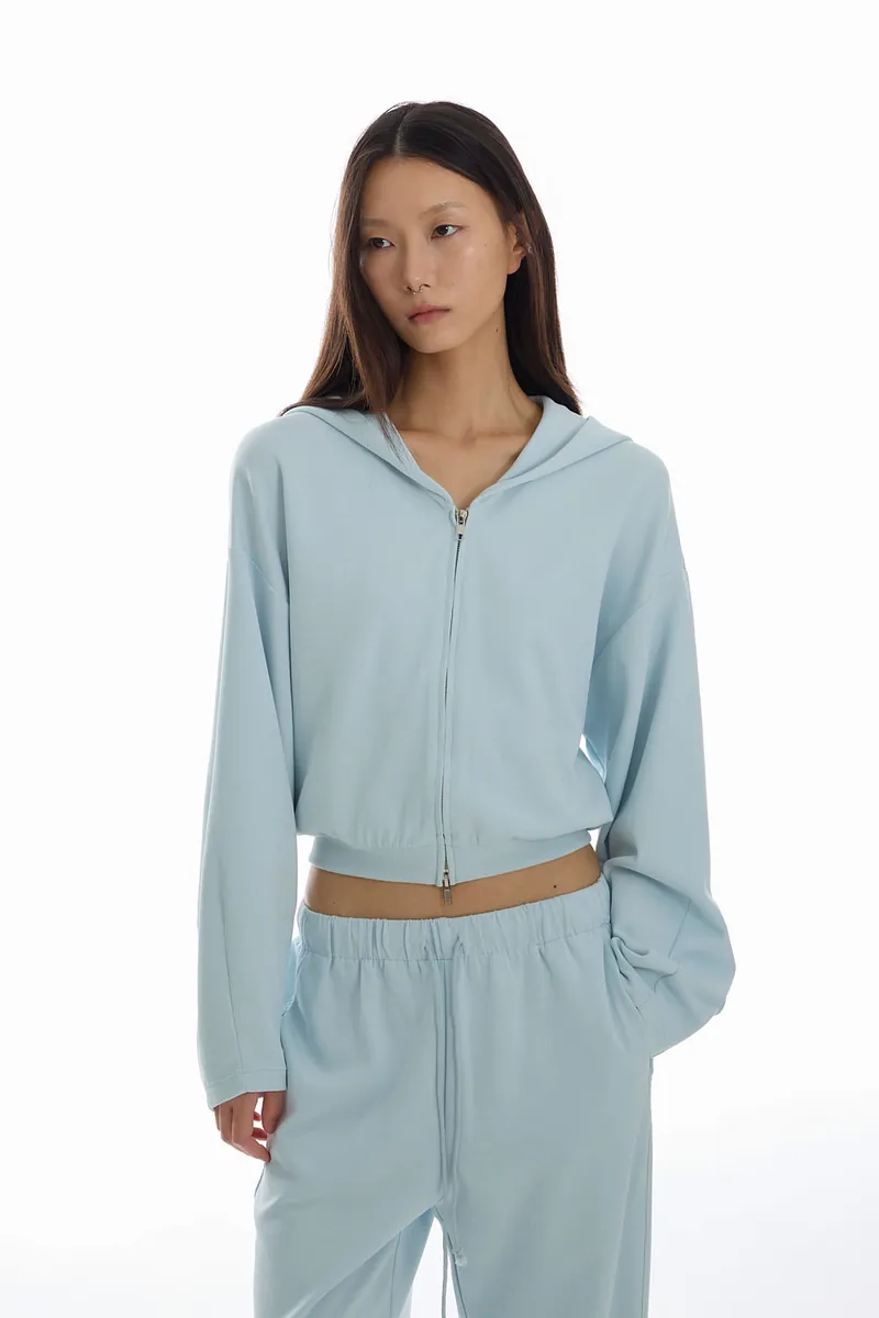 Doe：Molly Double Zipper Hoodie