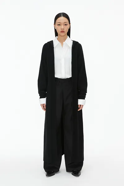 Studio Doe - Knit Puff Sleeve Long Coat