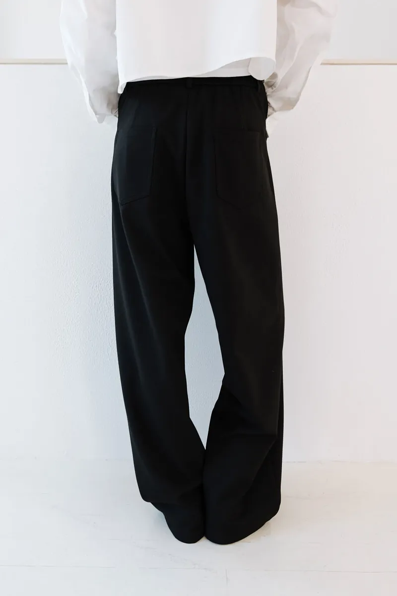 Studio Doe - Gender Free Wool-like Tuck Trousers