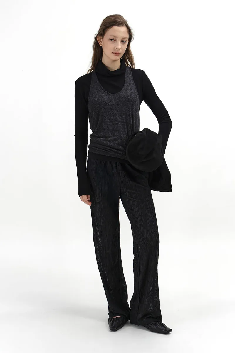 Studio Doe - Floral Pattern Sheer Easy Pants