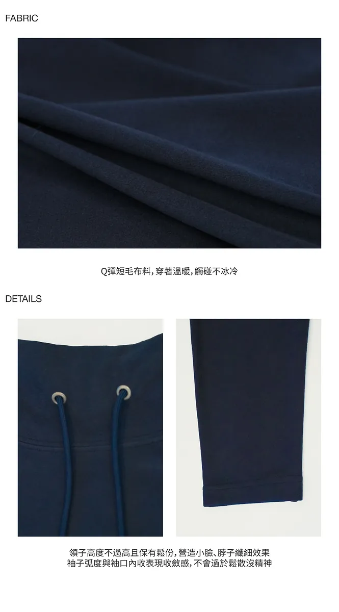 Studio Doe - Slouchy Half-Zip Drawstring Sweatshirt
