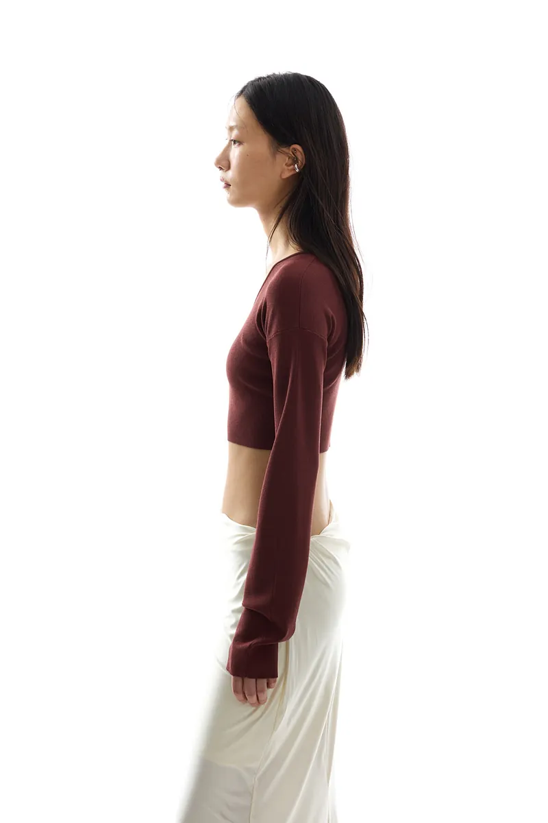 Studio Doe - Doe：Molly Reversible Curved Sleeve Knit Top