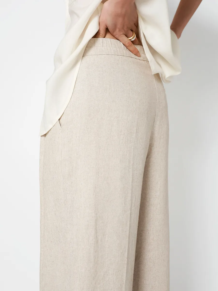 Studio Doe - Gender Free Striped Cotton Linen Easy Pants