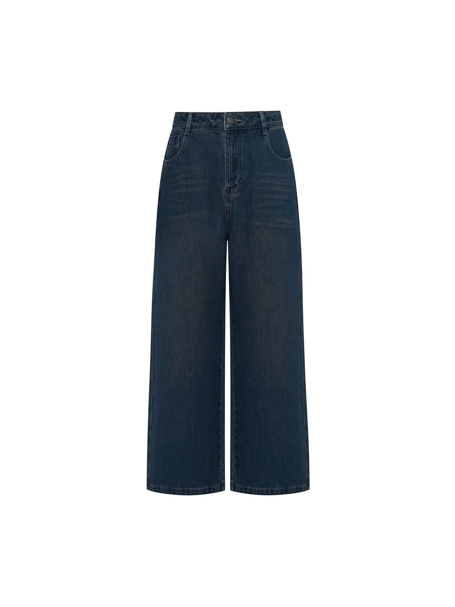 Studio Doe - Washed Low-Crotch Baggy Jeans