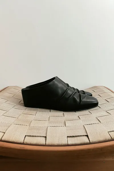 Studio Doe - Pleated Heeled Slippers