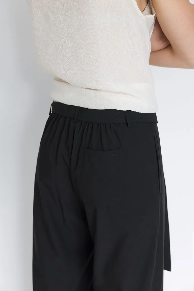 Studio Doe - LazyChic Straight Pants with Belt