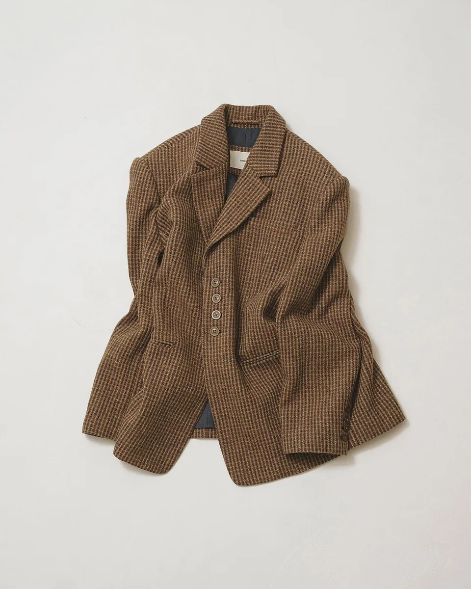 [PRE-ORDER] TODAYFUL - Wool100% Check Jacket