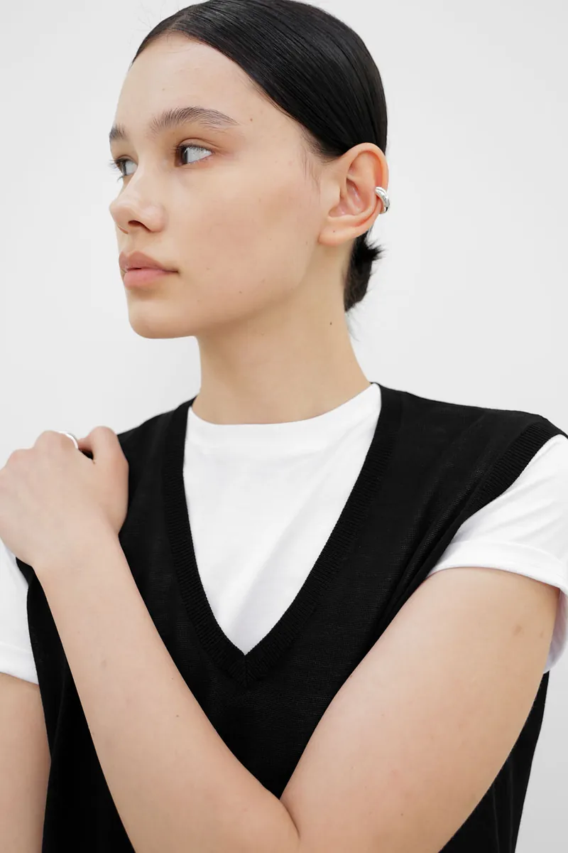 Studio Doe - V-Neck Tencel Fine Knit Tank Top