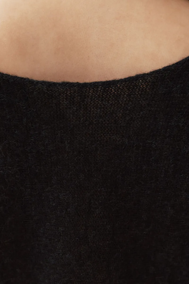 Studio Doe - Fine Wool Blend Wide Neck Sweater