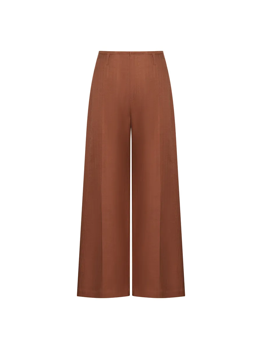 Studio Doe - Tencel Linen Low-Rise Wide Pants
