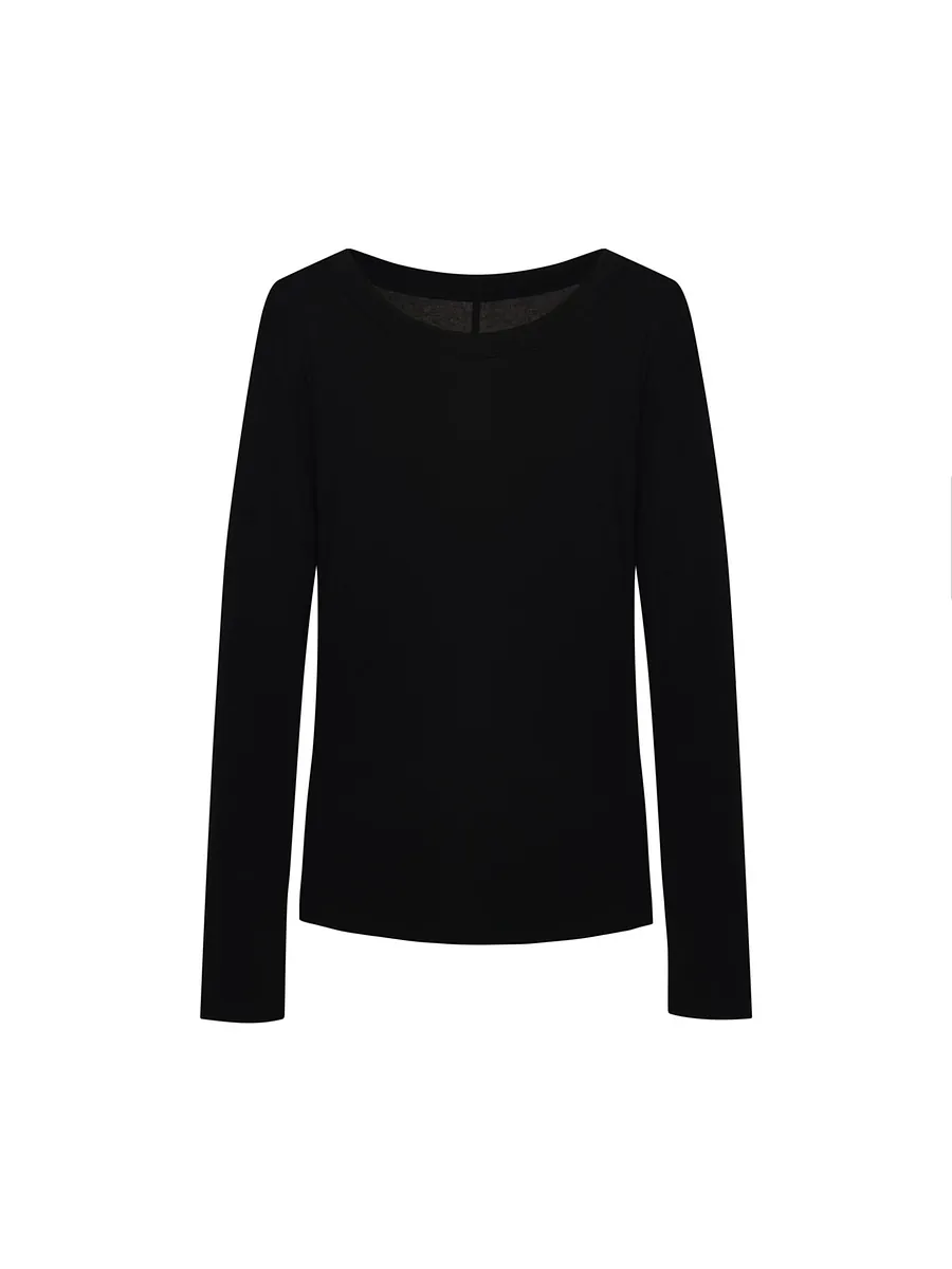 Studio Doe - Premium Tencel Wide Neck Knit Top