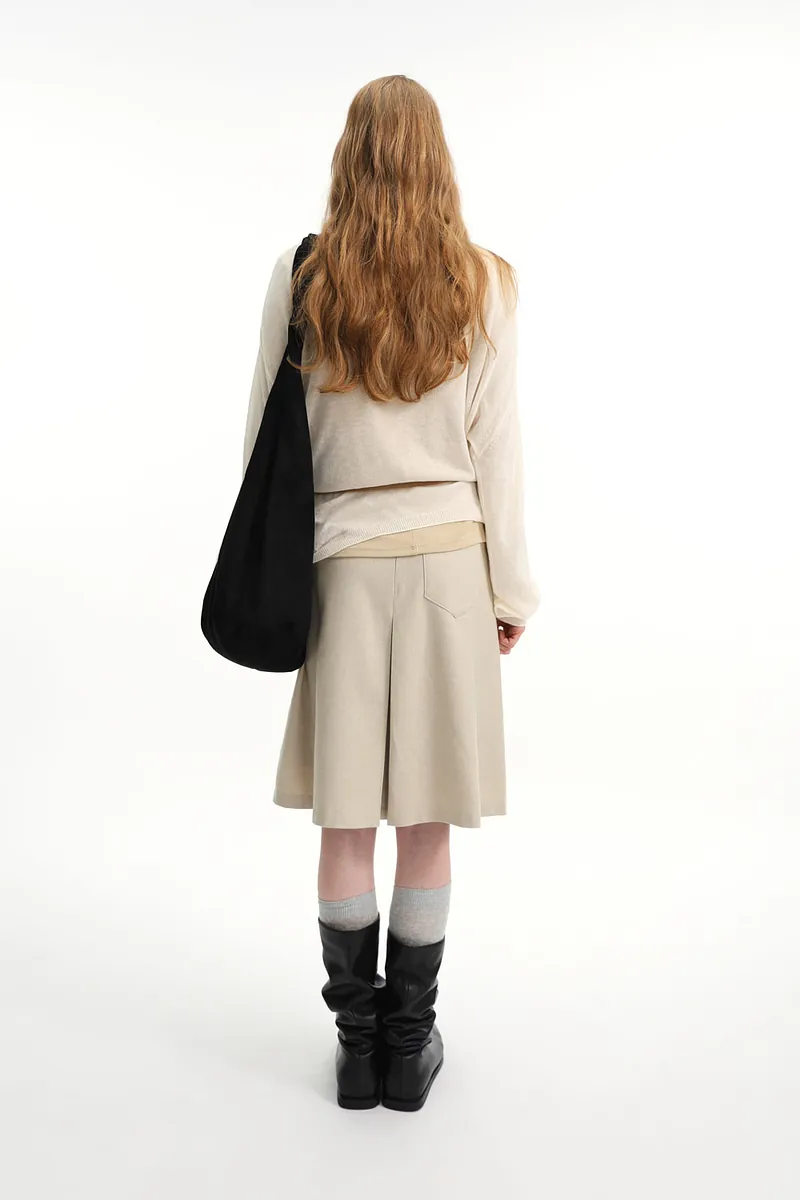 Studio Doe - Fine Wool Sheer Waist-Defined Sweater