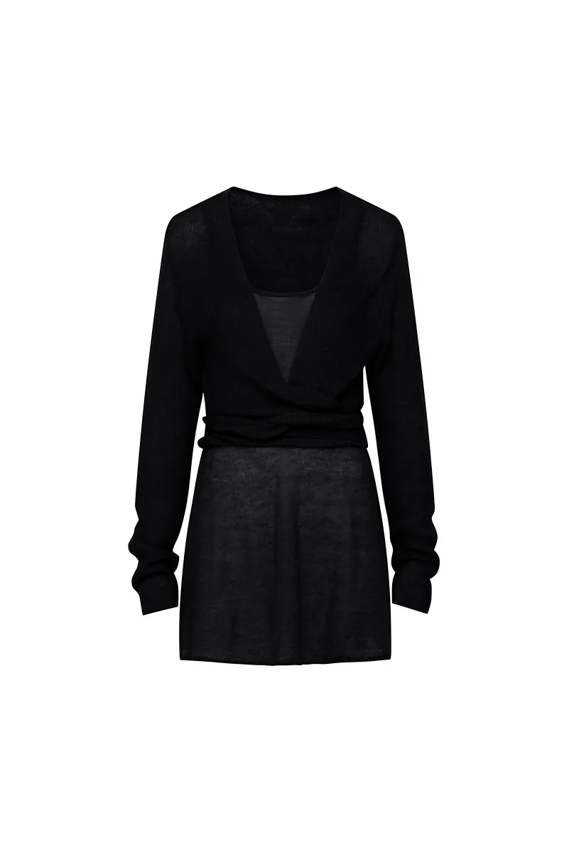 Studio Doe - Fine Wool Blend Knit Two-Piece Set