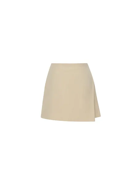 Studio Doe - Diagonal Tuck Elastic Waist Skort