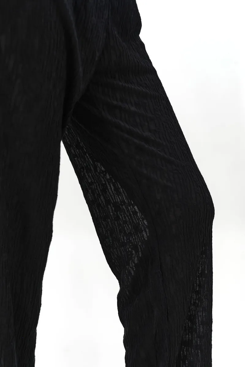 Studio Doe - Floral Pattern Sheer Easy Pants