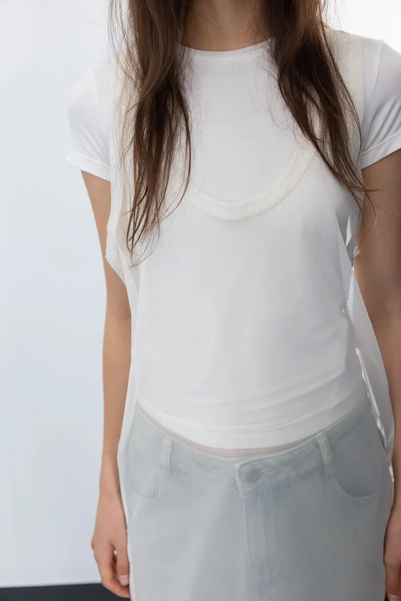 Studio Doe - Sheer Side Slit Long Tank Top