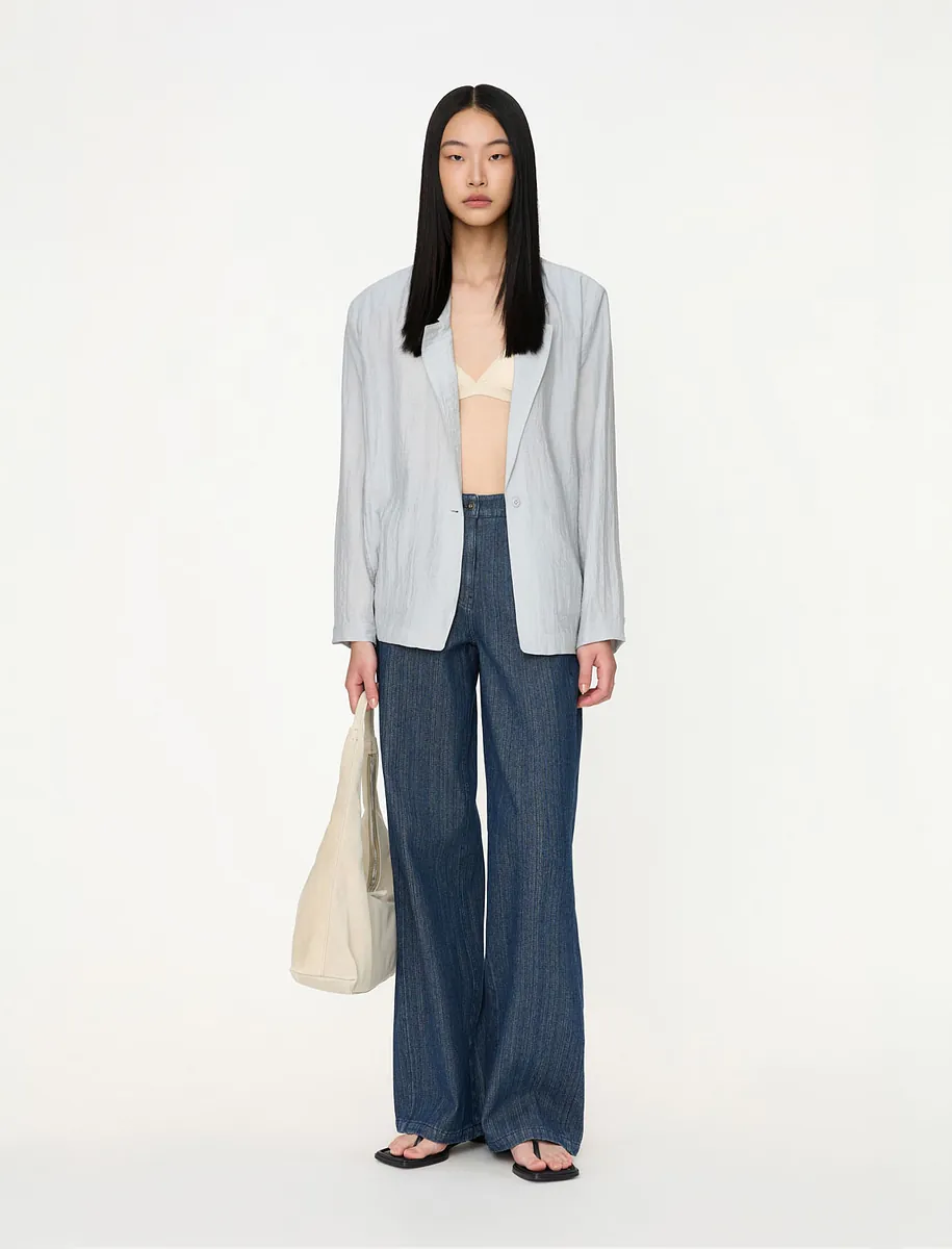 Studio Doe - Sheer Textured Boxy Blazer