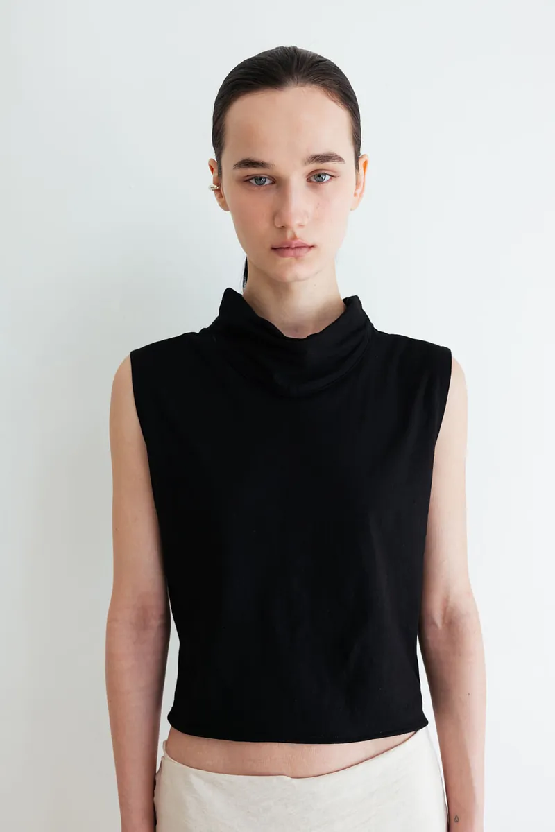 Studio Doe - Gathered Neck Textured Top