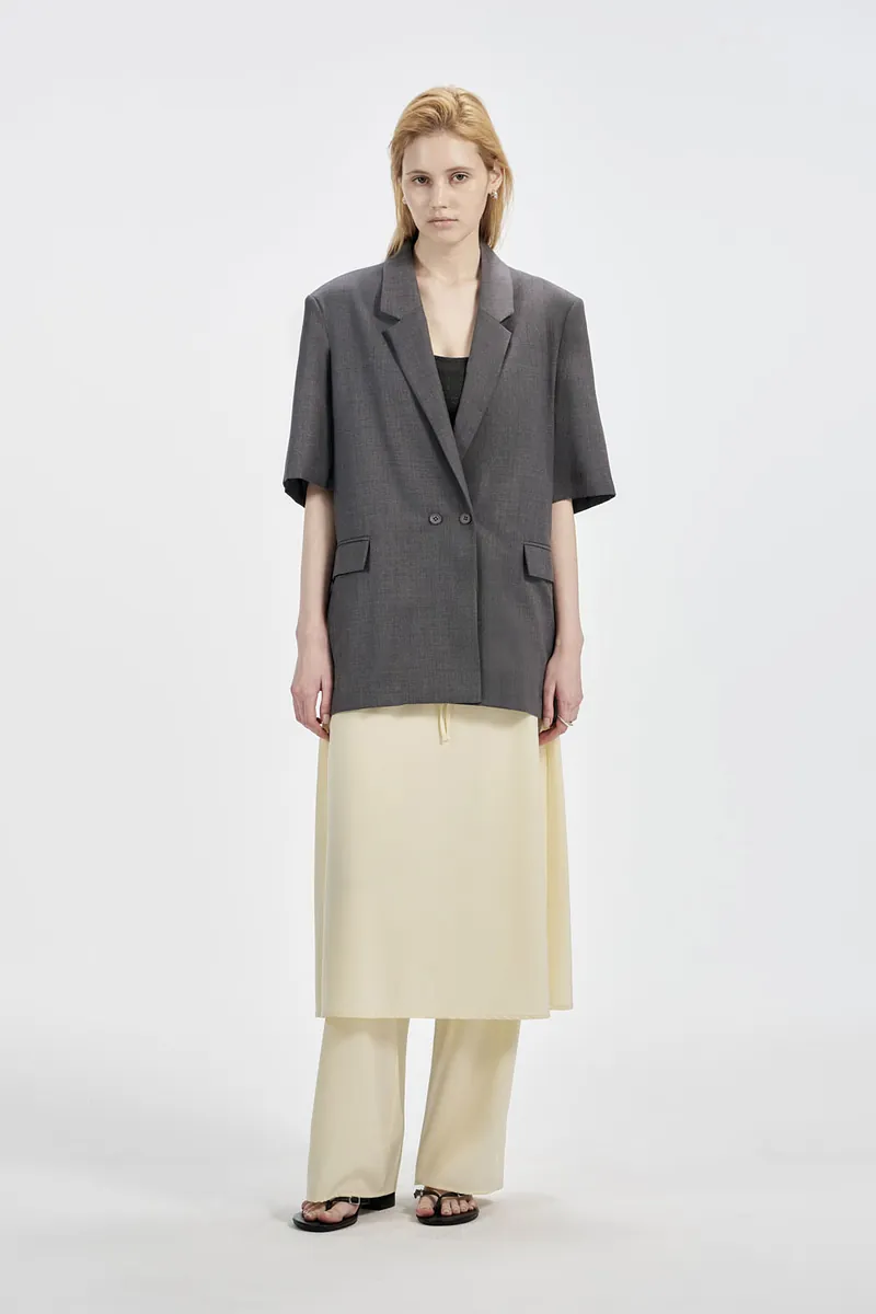 Studio Doe - Double-breasted Short-sleeved Jacket