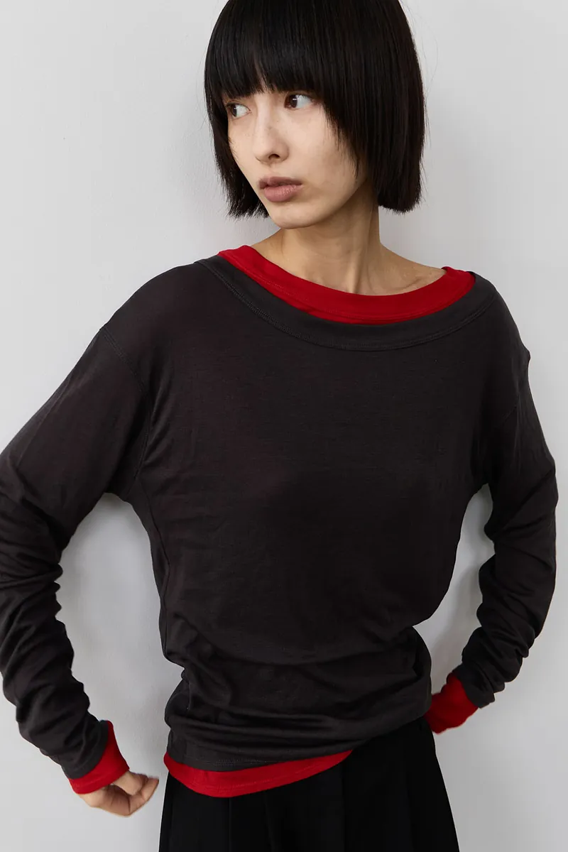 Studio Doe - Premium Tencel Wide Neck Knit Top