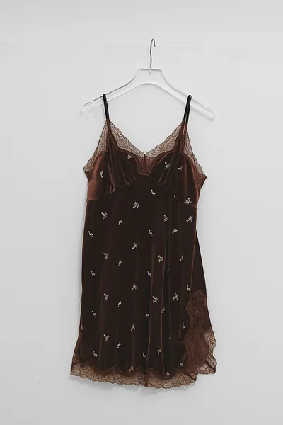 [PRE-ORDER] TODAYFUL - Petit Flower Velour Tunic