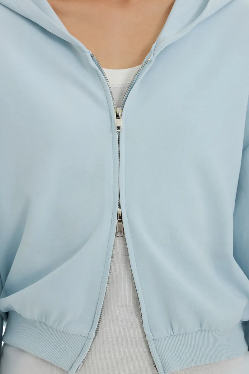 Doe：Molly Double Zipper Hoodie