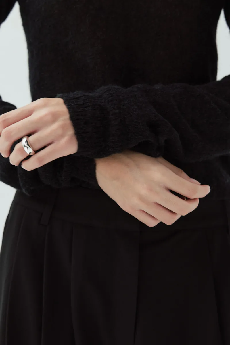 Studio Doe - Fine Wool Blend Wide Neck Sweater