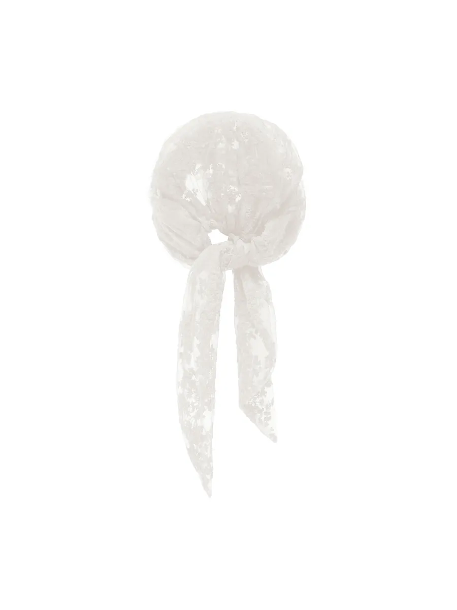 Studio Doe - Lace Embroidered Turban Hat