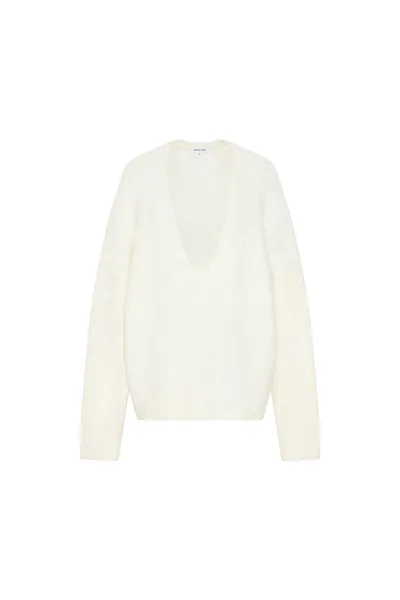 Studio Doe - Fluffy Wool V-Neck Loose Sweater