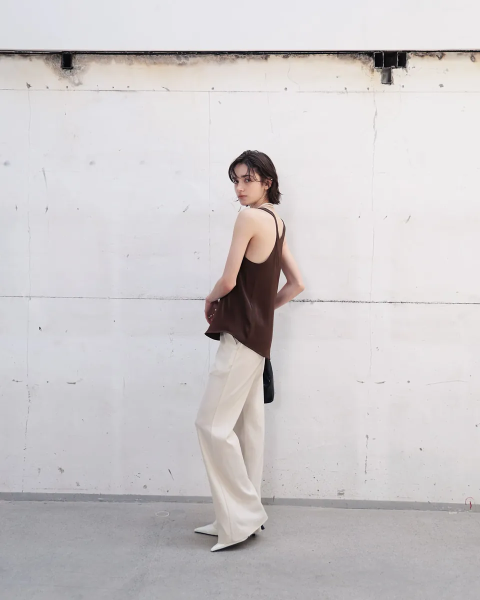 Studio Doe - Matte Satin U-Neck Tank Top