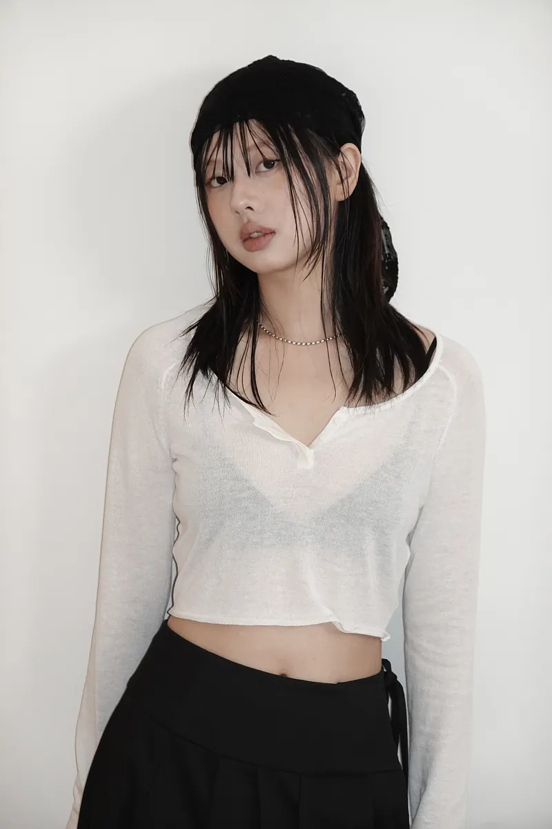 Studio Doe - Cool Gauze Button Front Knit Top