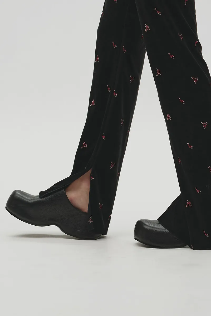 [PRE-ORDER] TODAYFUL - Petit Flower Velour Leggings
