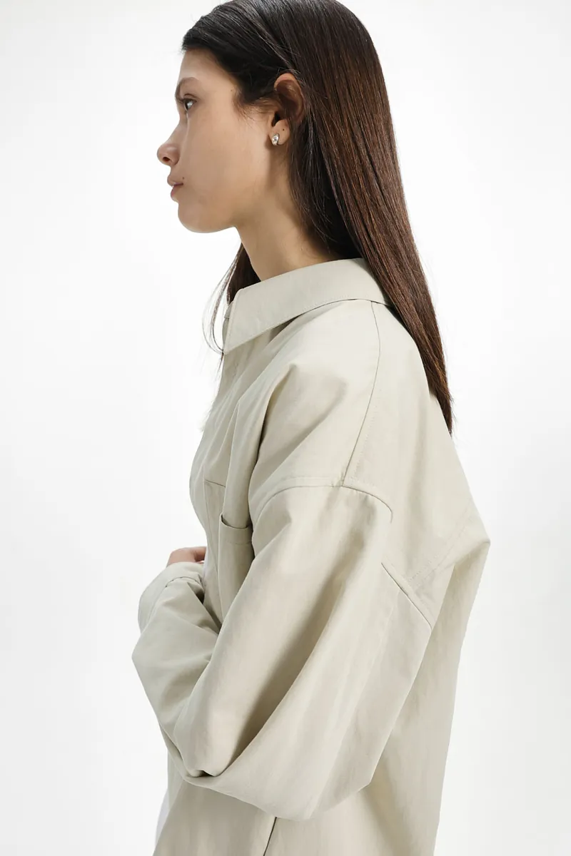 Studio Doe - Tuck Sleeve Shirt Jacket