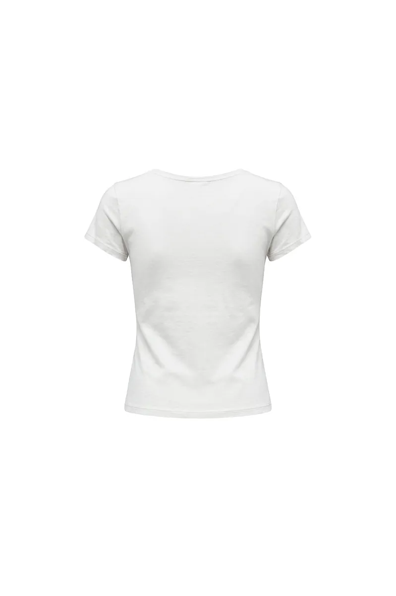 Perfect Fit 低方領羅紋美腰Tee