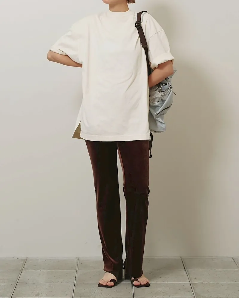 TODAYFUL - Velour Slit Leggings